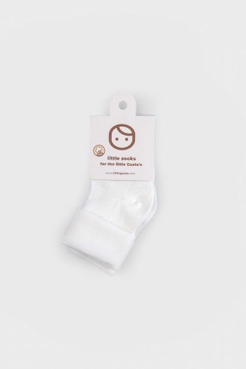 Organic Baby Socks White