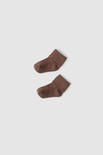 Organic Baby Socks Coffee