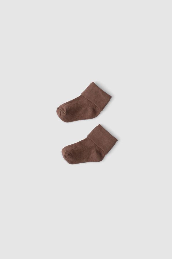Organic Baby Socks Coffee