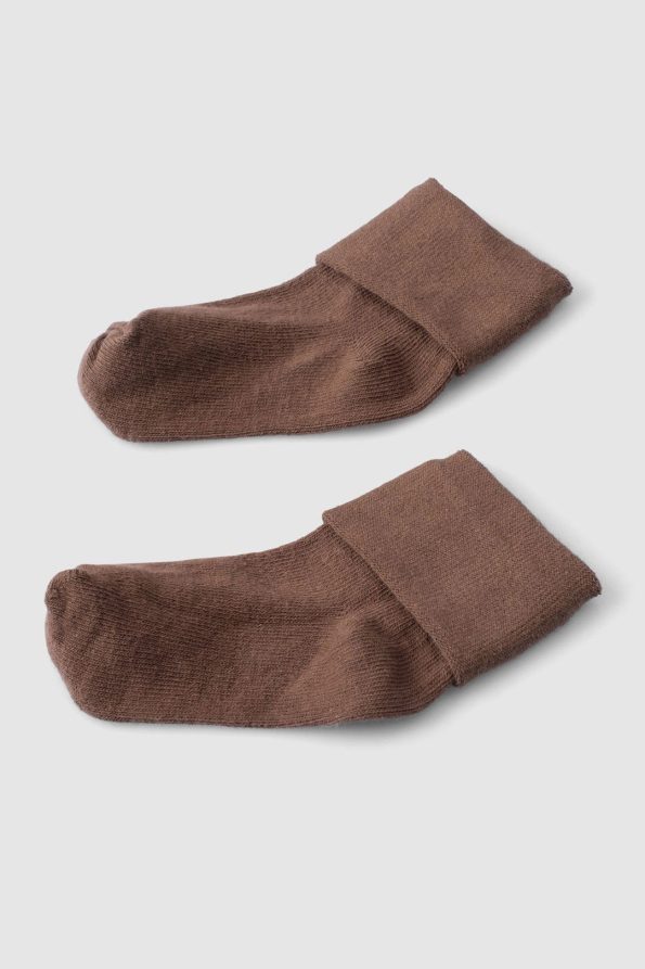 Organic Baby Socks Coffee