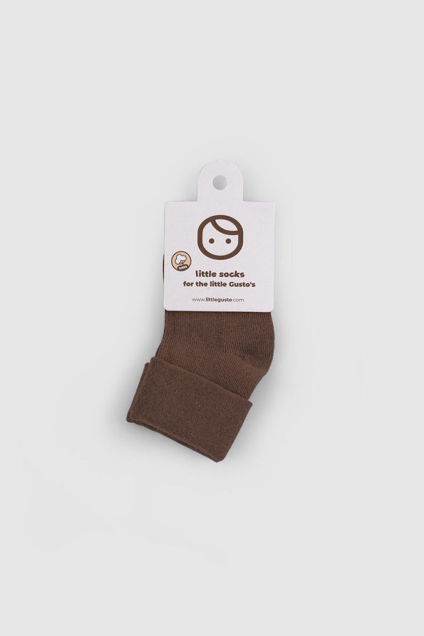 Organic Baby Socks Coffee