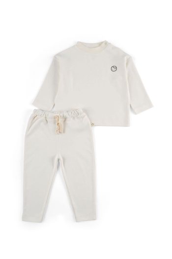 Organic Cotton Ecru Baby Set