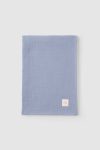 Organic Cotton Four-Layer Muslin Blanket 100x100 cm Blue