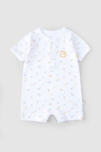 Organic Cotton Short Sleeve Baby Romper