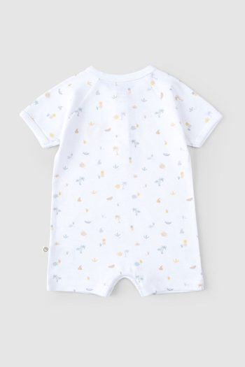 Organic Cotton Short Sleeve Baby Romper