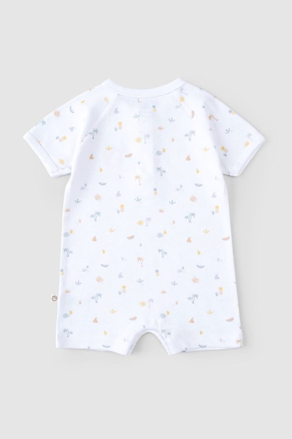 Organic Cotton Short Sleeve Baby Romper