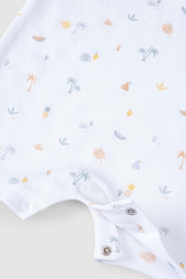 Organic Cotton Short Sleeve Baby Romper
