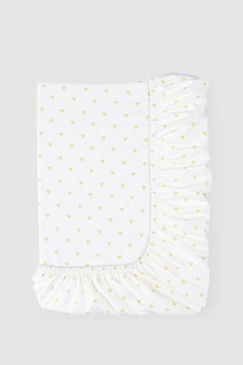 Organic Cotton Fitted Sheet and Pillowcase Set Lotus 90x190 cm
