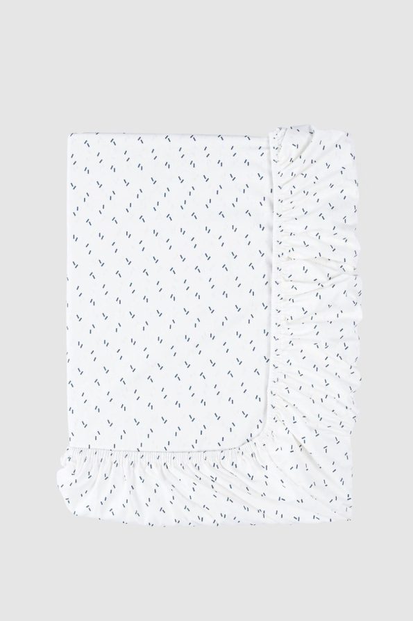 Organic Cotton Fitted Sheet and Pillowcase Set 90x190 cm