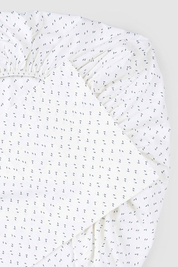 Organic Cotton Fitted Sheet and Pillowcase Set 90x190 cm