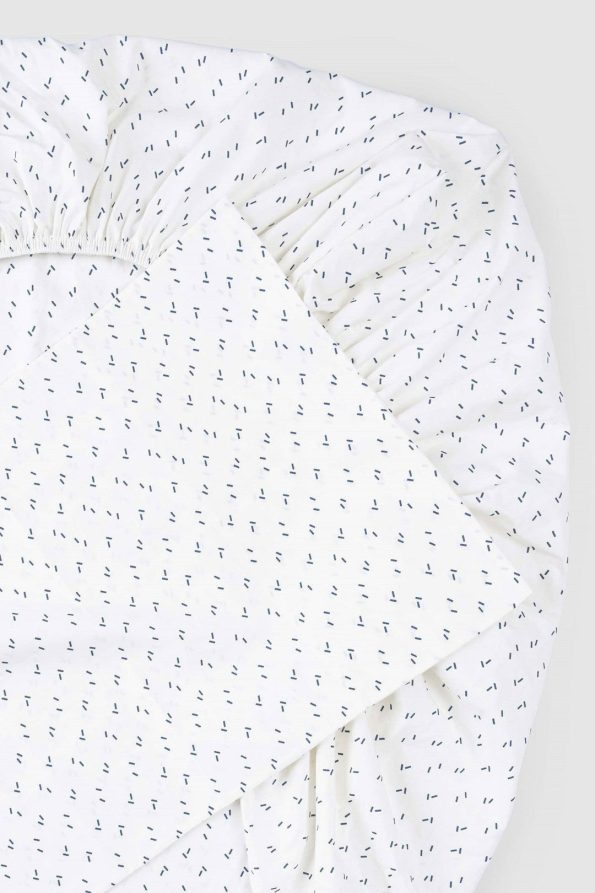 Organic Cotton Fitted Sheet and Pillowcase Set 90x190 cm