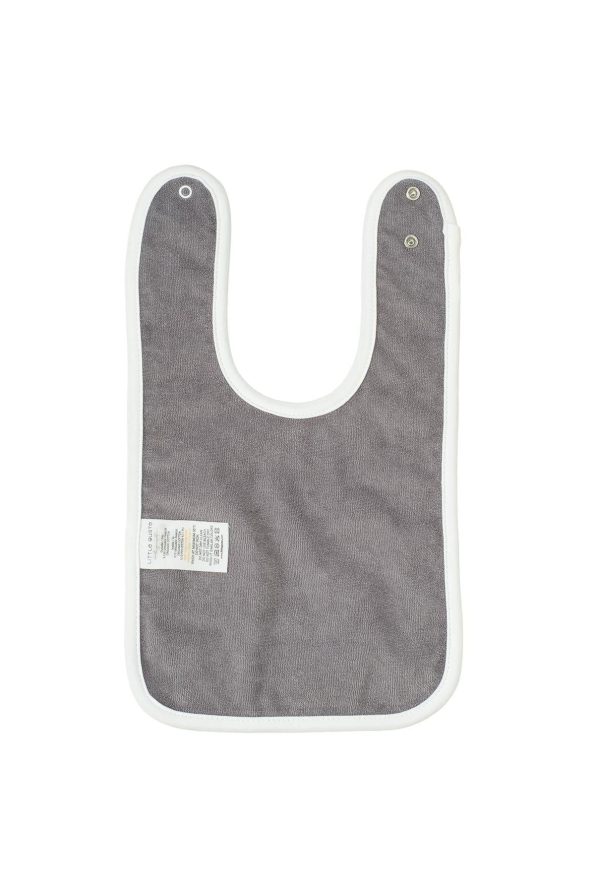 Organic Cotton Liquid-Proof Be Yourself White Bib
