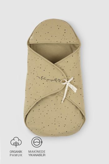 Organic Cotton Newborn Cosmos Haki Hospital Swaddle