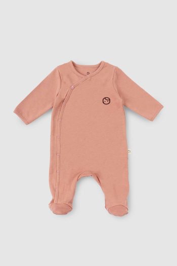 Newborn Pink Organic Cotton Onesie