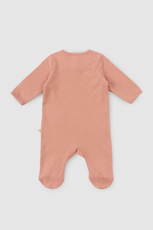 Newborn Pink Organic Cotton Onesie