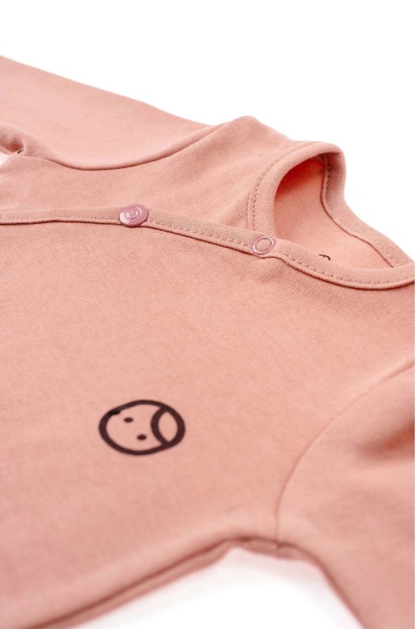 Newborn Pink Organic Cotton Onesie