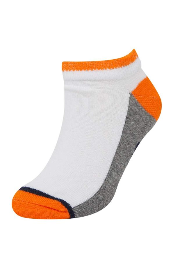 Boys' Patterned 5-Pack Ankle Socks