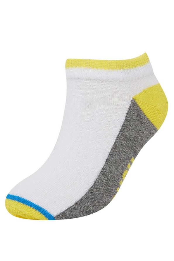 Boys' Patterned 5-Pack Ankle Socks