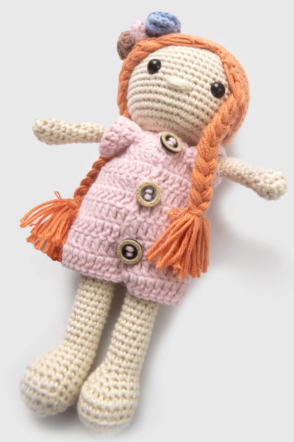 Pink Amigurumi Doll