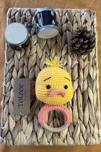 Amigurumi Duck Rattle Yellow