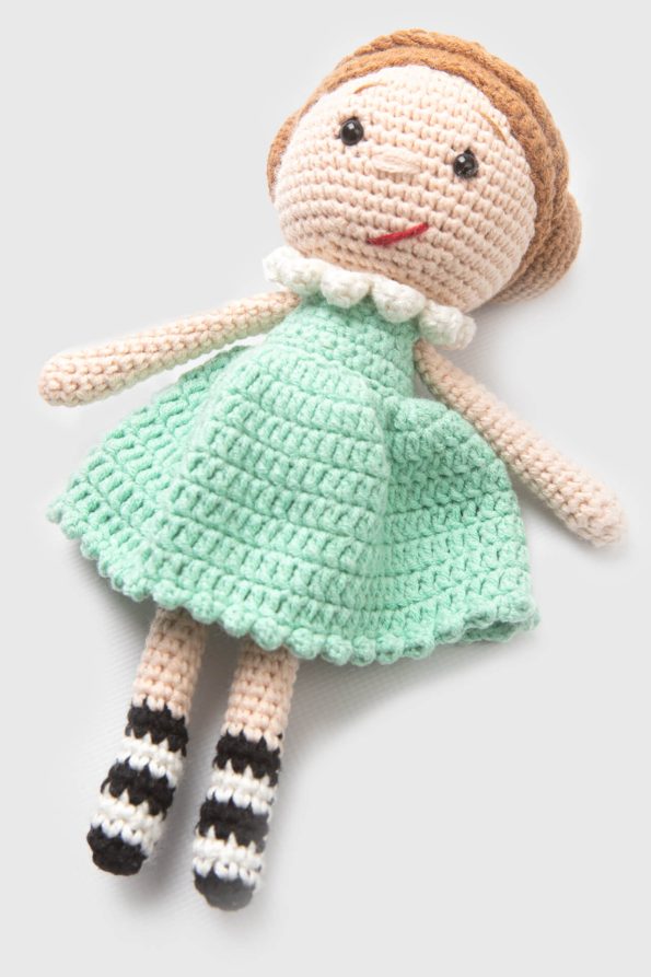 Green Amigurumi Doll Toy