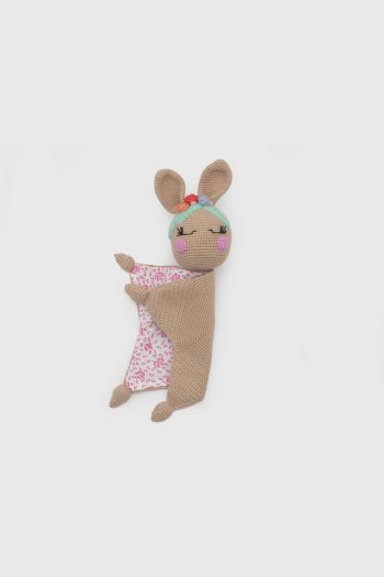 Brown & Pink Bunny Sleep Buddy