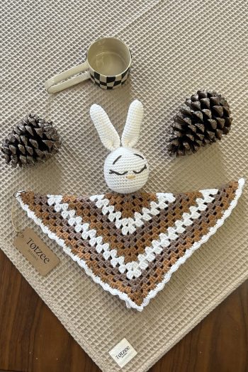 Brown & Cream Rabbit Sleep Companion