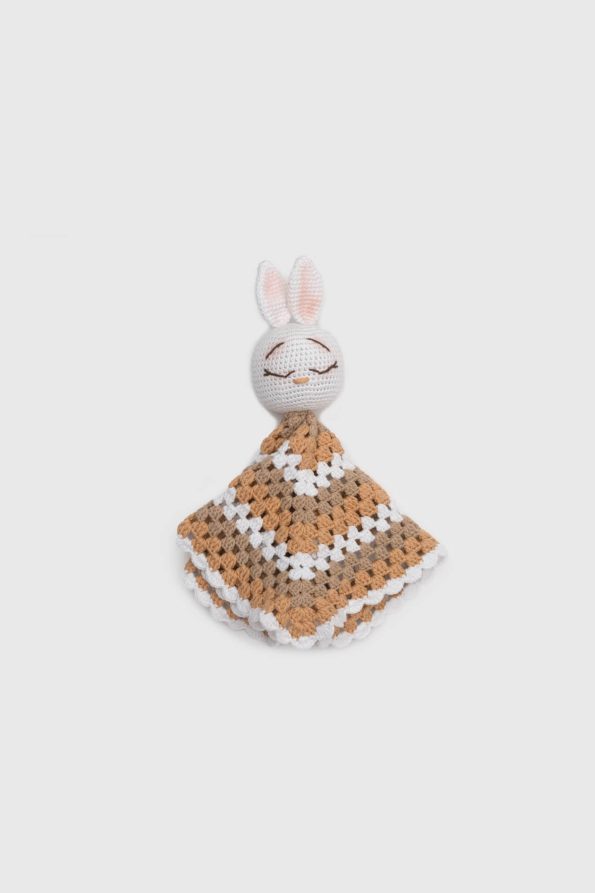 Brown & Cream Rabbit Sleep Companion