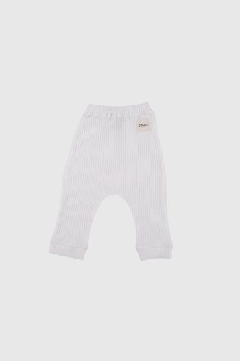 Ribbed Trousers Off-White