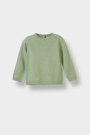 Girls' Baby Bicycle Neck Knit Sweater