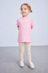 Girls' Basic Ribbed Straight Leg Leggings