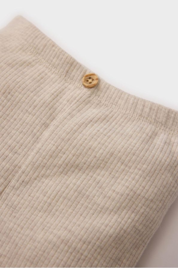 Girls' Basic Ribbed Straight Leg Leggings