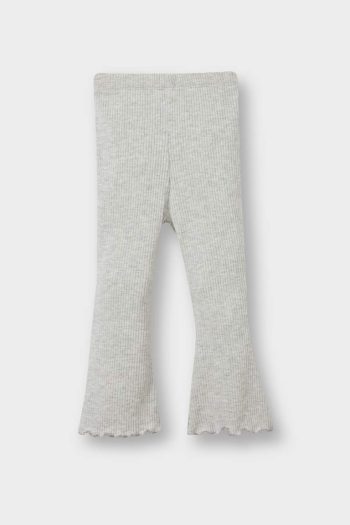 Girls' Baby Flared Ribbed Leggings