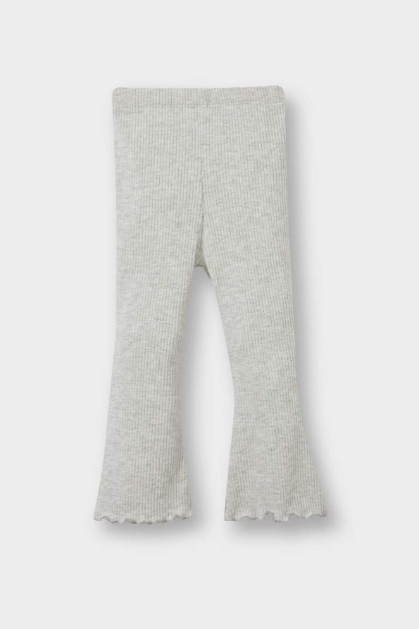 Girls' Baby Flared Ribbed Leggings