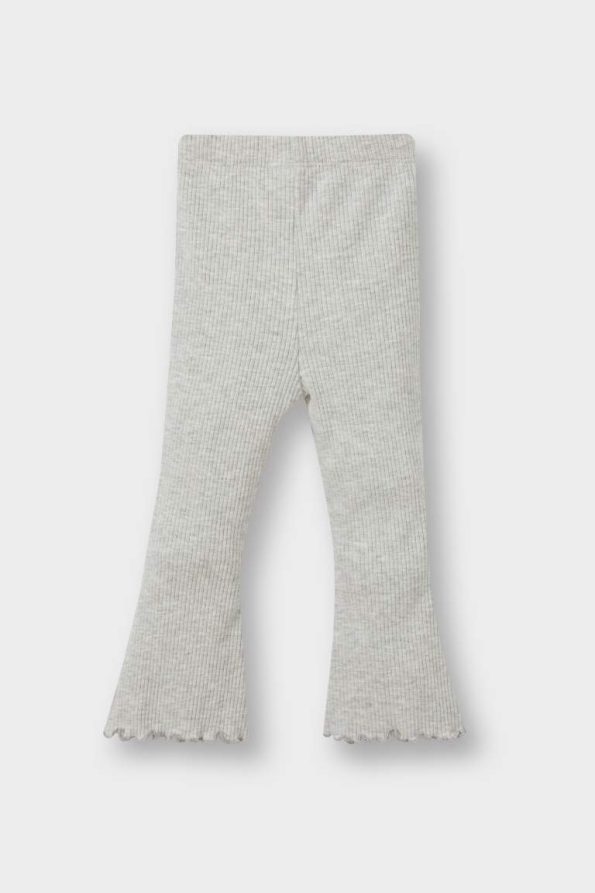 Girls' Baby Flared Ribbed Leggings