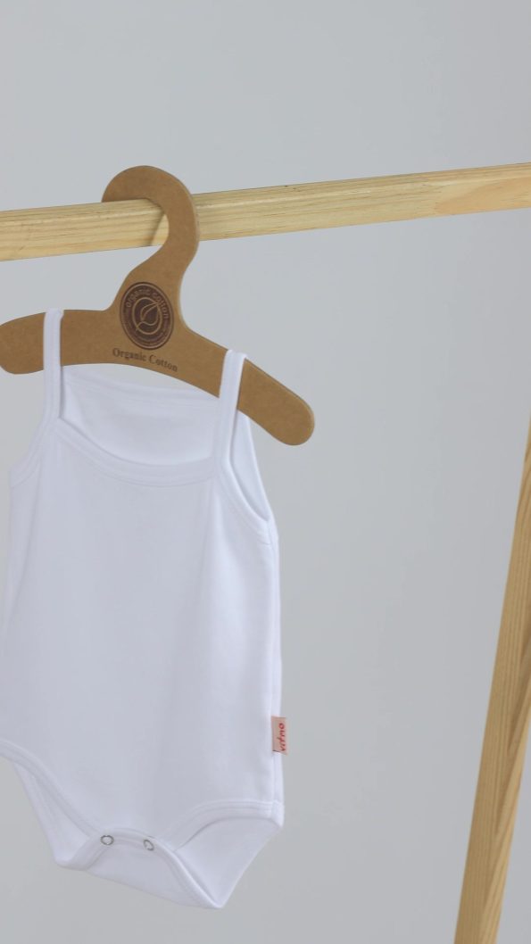 Vitmo 5-Pack Organic Cotton Baby Bodysuits with Growth Extender Gift