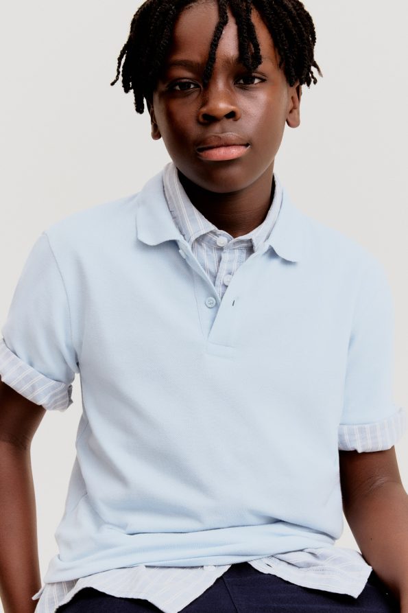 Cotton Pique Polo T-Shirt