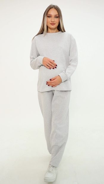 Miss World Lissa Maternity and Nursing Waffle Fabric Tracksuit Set