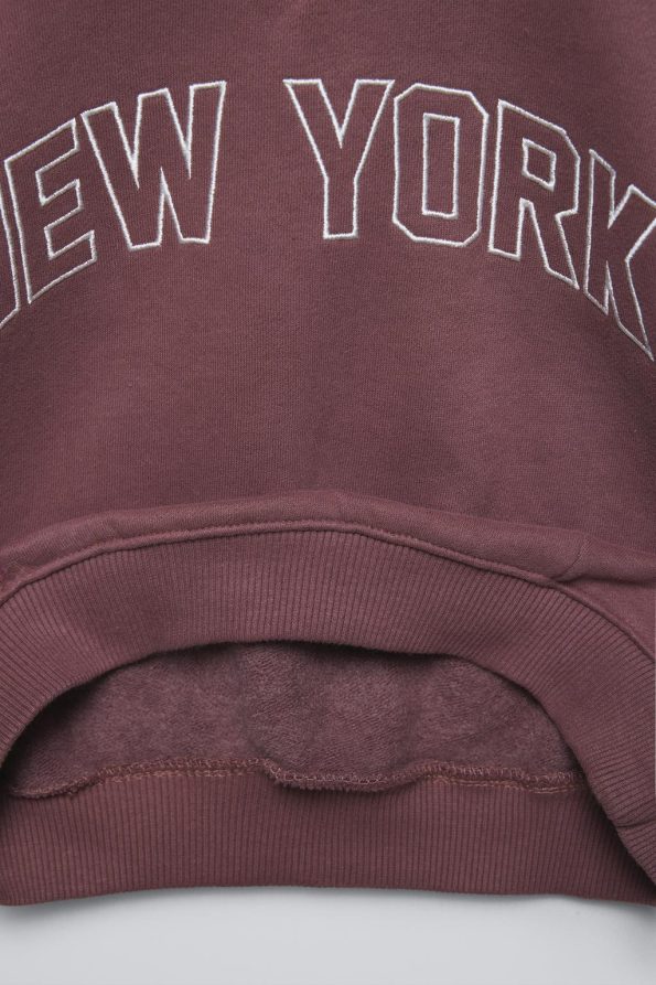 Boys' Cotton New York Print Sweatshirt Tracksuit