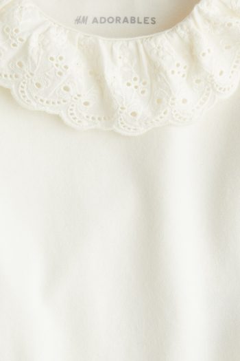 Ruffled Collar Bodysuit
