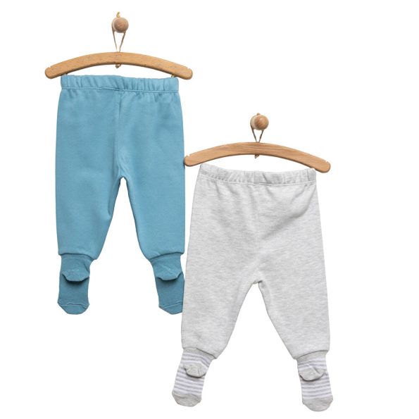 Baby Pants with Attached Socks