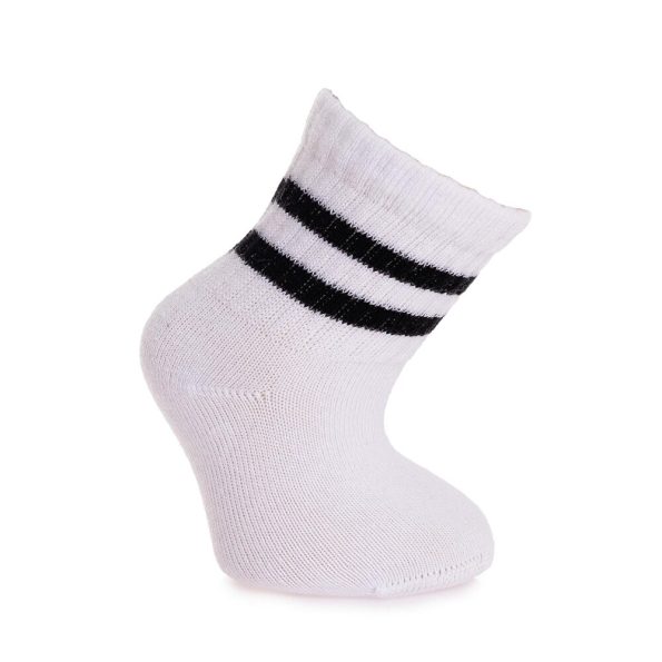 Gray 5-Pack Ankle Socks for Baby Boys