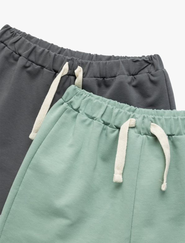 Boys' Cotton Drawstring Shorts Set