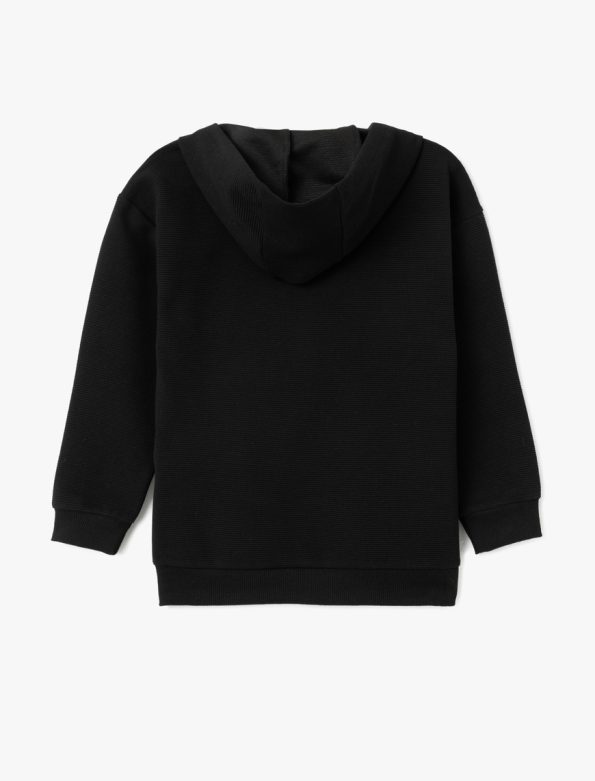 Boys' Palm Print Hooded Zip-Up Sweatshirt
