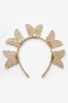 Gold 5-Piece Butterfly Hairband for Girls