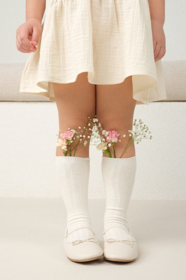 Asymmetrical Dress in Bone Shade