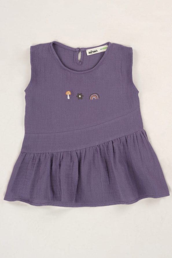 Asymmetrical Dress Violet