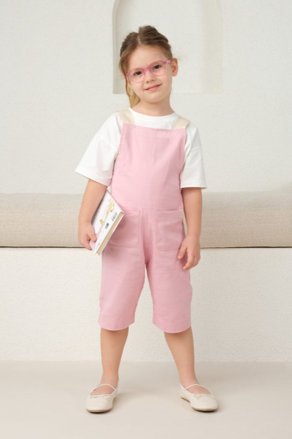 Pink Strappy Jumpsuit
