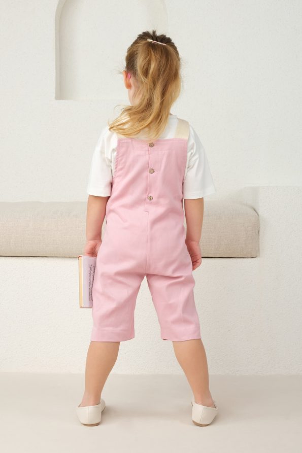 Pink Strappy Jumpsuit