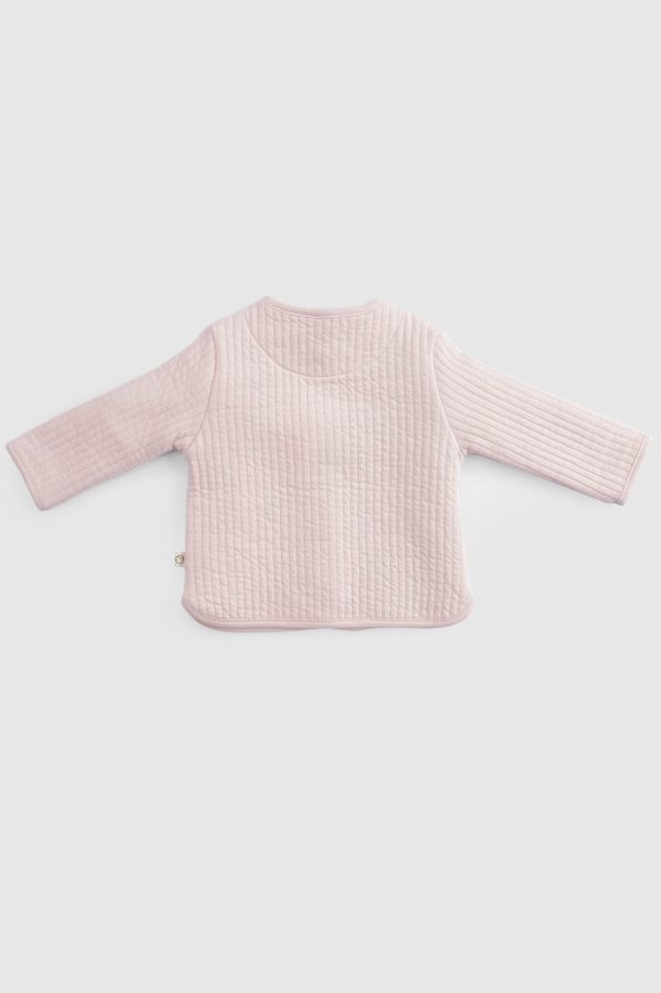 Quilted Pink Baby Outfit